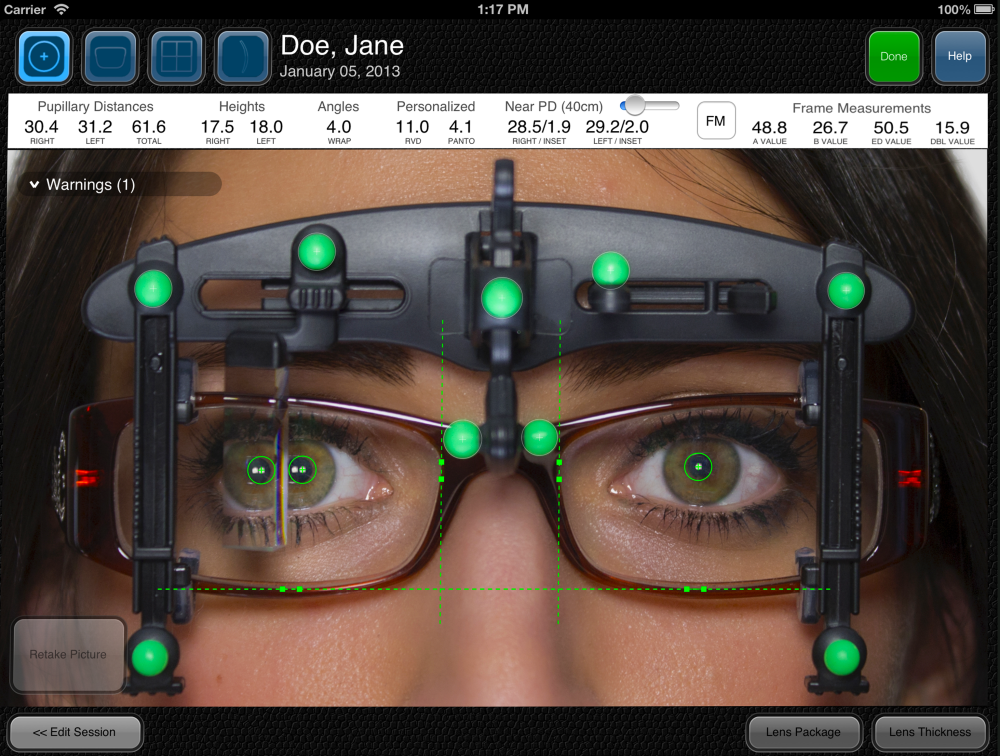 Digital Fitting System Fremont Eye Centre Dr. Clement Chan Port Coquitlam Optometrists